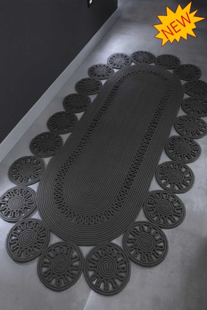 Marguerite Özel Tasarım Hasır Jüt Kilim – Koridor, Antre ve Salon Halısı Yolluk
