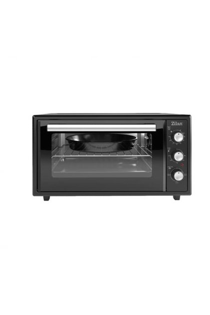 Електрическа фурна ZLN5649, 2000W, 45L, Таймер, Термостат, 3 нива на мощност, Черна