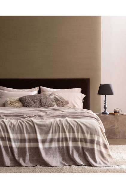 Origny Double Blanket - Brown