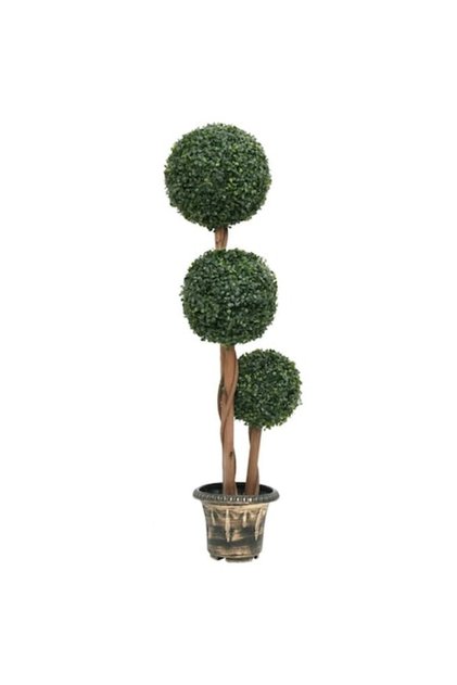 Plantă cimisir artificială modernă cu ghiveci verde 119 cm, în formă de sferă (interior)