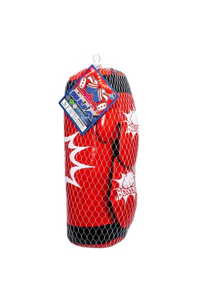 Sac de box (38 cm) + mănuși