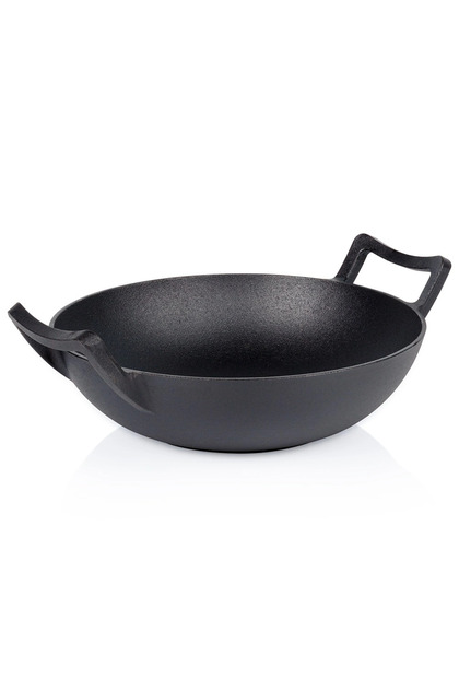 Tigaie wok din fontă 32 cm