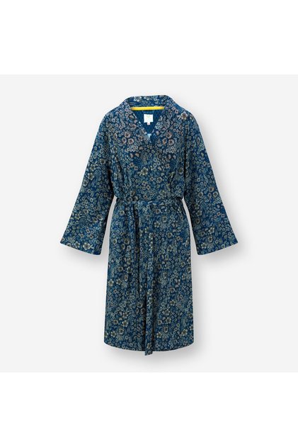 Naomi Blue Viscose Kimono
