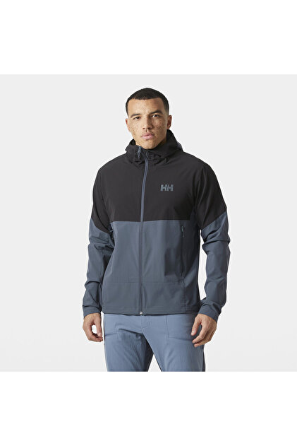 Helly Hansen スキーウェアセット Helly Hansen Blaze Softshell Hood Erkek Gri Kapüşonlu Ceket