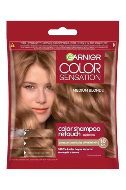 Color Shampoo Retouch Şampuan Kolaylığında Kumral 7.0 Dip Boyası, Vegan, Amonyaksız, Kalıcı, Pratik