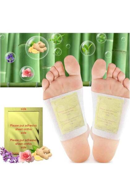 Foot Pads 50Pcs Ginger Foot Patch with Bamboo Vinegar & Ginger Powder