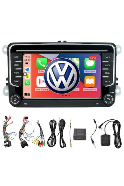 Navigație auto Android 13 pentru VW/SEAT/Skoda, CarPlay, 2GB RAM, 32GB ROM