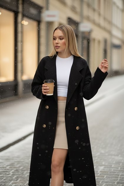 80148 - Stylish Comfortable Women's Knit Long Jacket