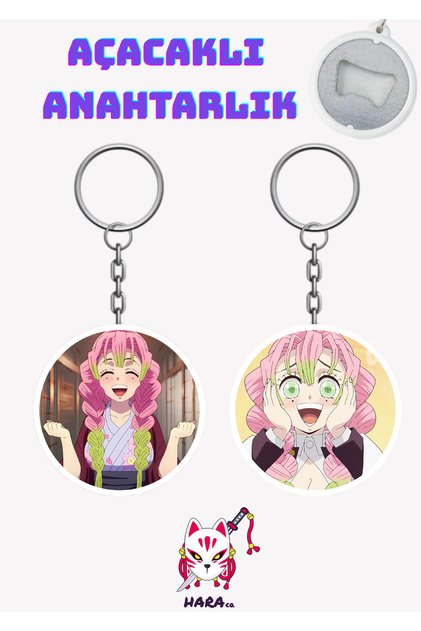 Demon Slayer (Demon Slayer) Anime Mitsuri Anime Keychain Opener Set (Set of 2)