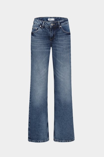 Low Waist Straight Low Rise Jeans