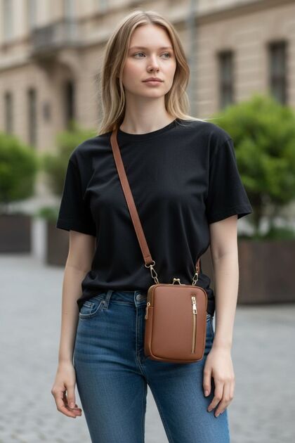 JARA Bag Paris 3 Bölmeli Su Geçirmez Çapraz Askılı Telefonluk