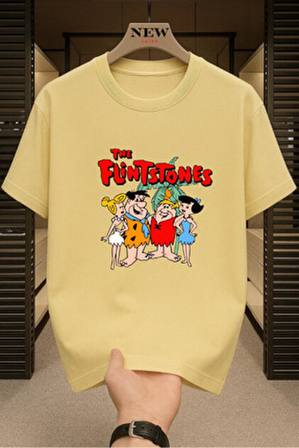 フリンストーンズ Flintstones The Flıntstones Erkek Bebek Zıbın Takımları Sütlü