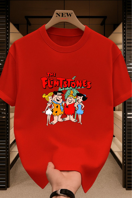 フリンストーンズ Flintstones The Flıntstones Erkek Bebek Zıbın Takımları Sütlü
