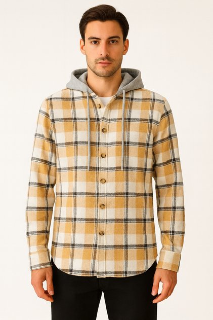 Unisex Hooded Lumberjack Shirt
