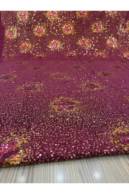 Self-Luminous Sequin Embroidered (100X150Cm)