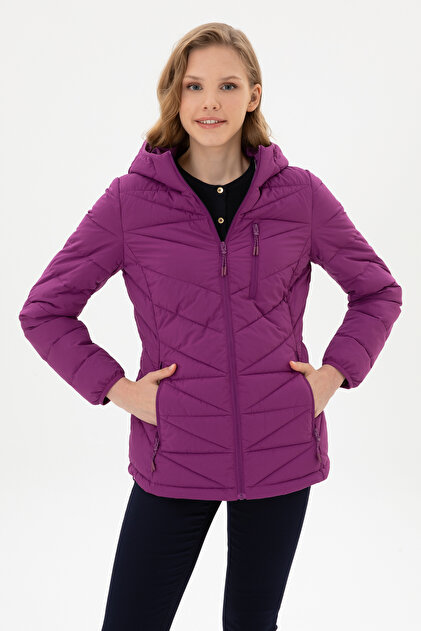 Kadın Menekşe Mont 50312004-VR037