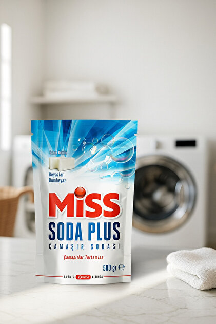 Miss Soda Plus Çamaşır Sodası Beyaz Sabun Kokulu 500 gr - Fiyatı