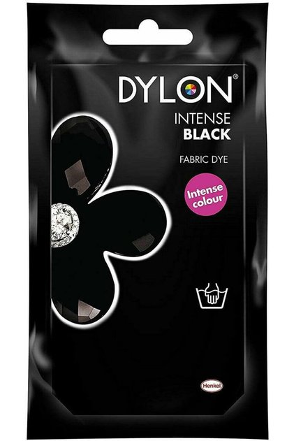 DYLON Elde Boyama Siyah Kumaş Boyası 4*50g
