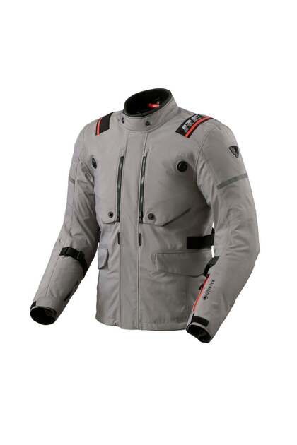 REV'IT! Vertical Gore-tex Korumalı Motosiklet Montu Koyu Gri