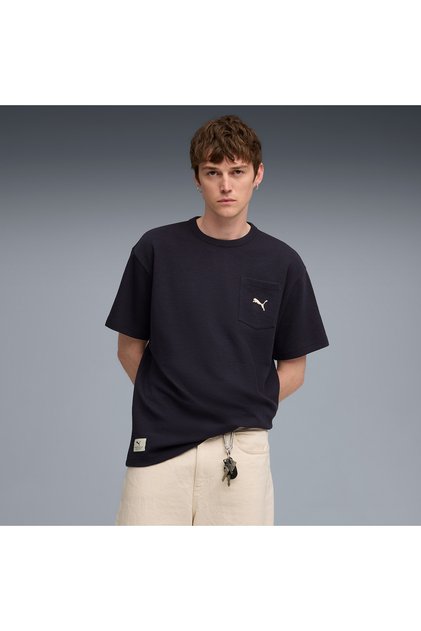 Class Relaxed Erkek Lacivert T-Shirt