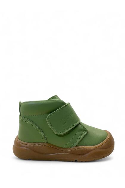231 Orthopedic 100% Genuine Leather Unisex Baby Green First Step Boots