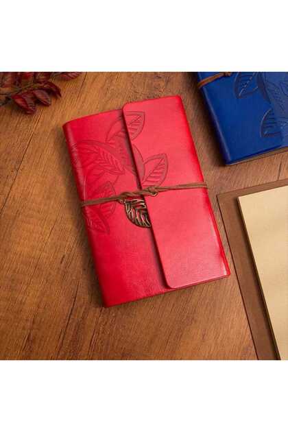Mr Leaf Printed Leather Covered Daily Notepad Special Design Gift Leather Covered Agenda