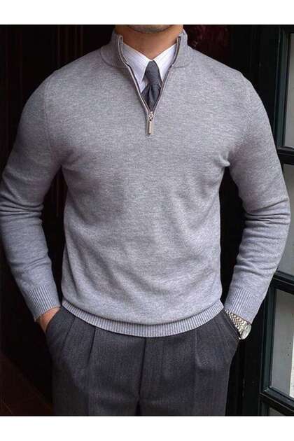 Stand Collar Sweatshirt