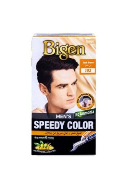 Beigen men's quick hair dye, dark brown / 103