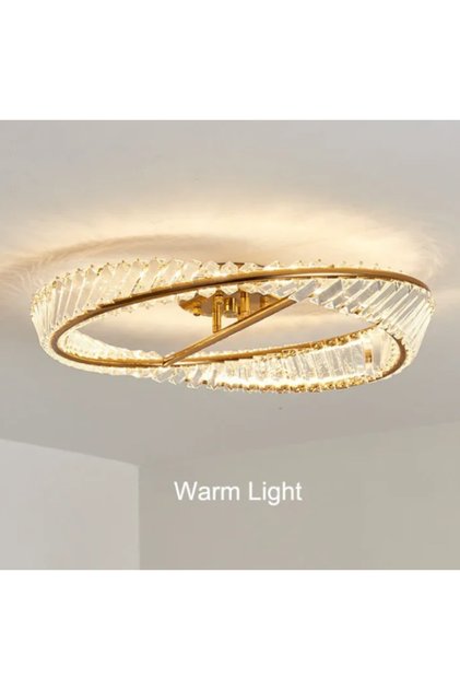Lampă de tavan LED Elza, 58W, tricoloră (3000K/4200K/6400K), diametru 50 cm
