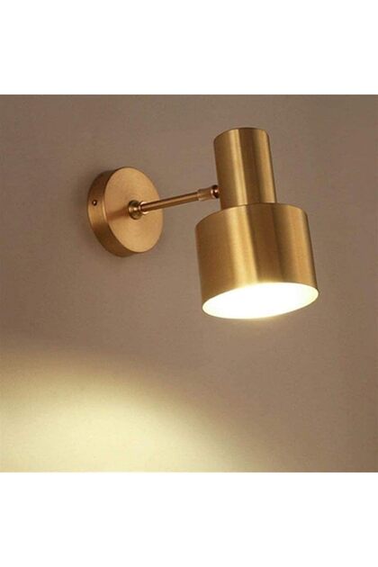 Lampă de perete, reglabilă, model ZM652-1, 1 x E27, aurie