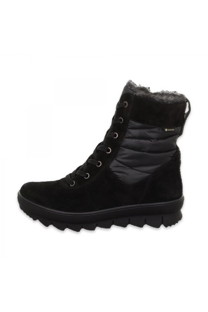 000421 Z Novara Gore-Tex Deri Siyah Kadın Bot