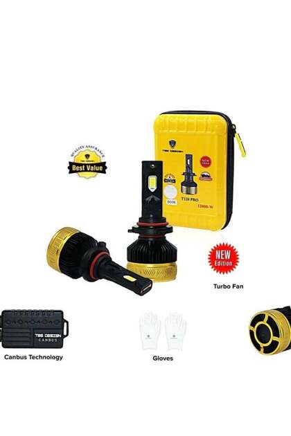 مصابيح LED أمامية للسيارة TBS T120 PRO، قطعتان، 240 واط، 24000 لومن، 6500 كلفن - T120 PRO - H1