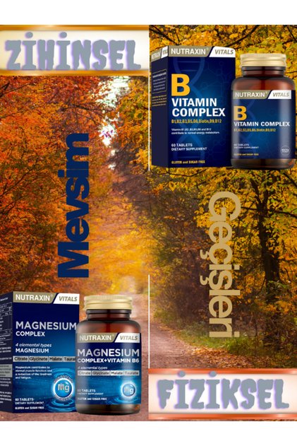 MagnezyumComplex+BComplex İkili Set mevsim Desteği |2’li Paket|