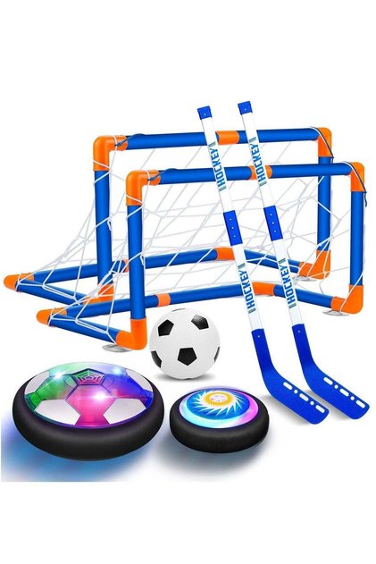 3-in-1 Hover Soccer & Hockey Ball Set, LED Light USB Rechargeable Floating Toy