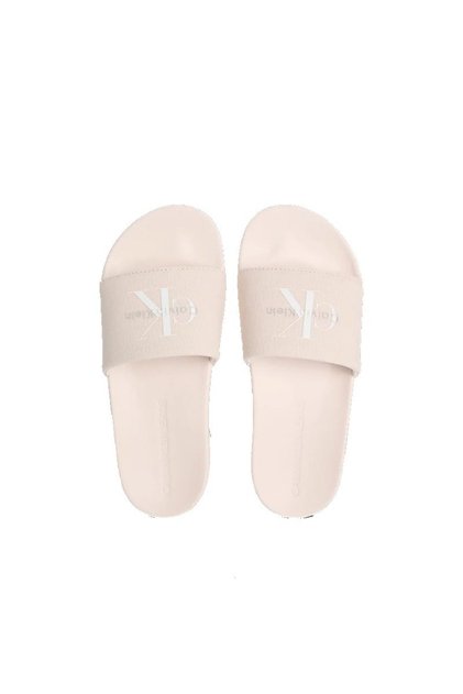 Papuci SLIDE MONOGRAM WN LOGO CK