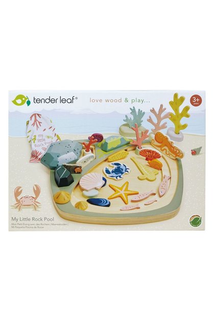 Colectia mea de pietre, din lemn premium - My little rock pool -