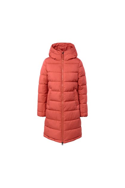 Women's Quilted Coat, Hooded , Orange