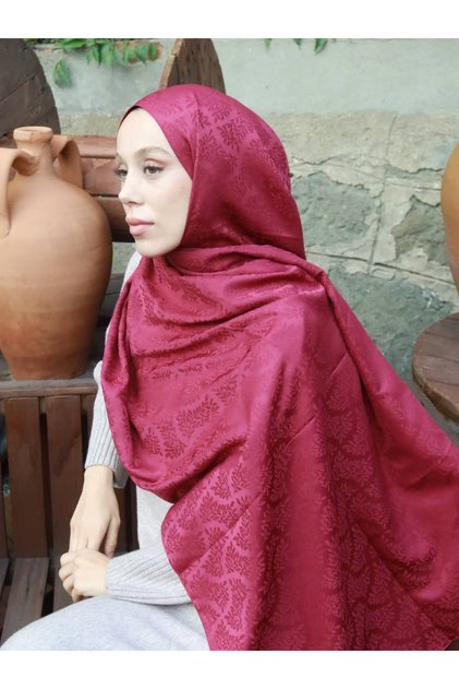 شال جاكار حريري بنمط هازان