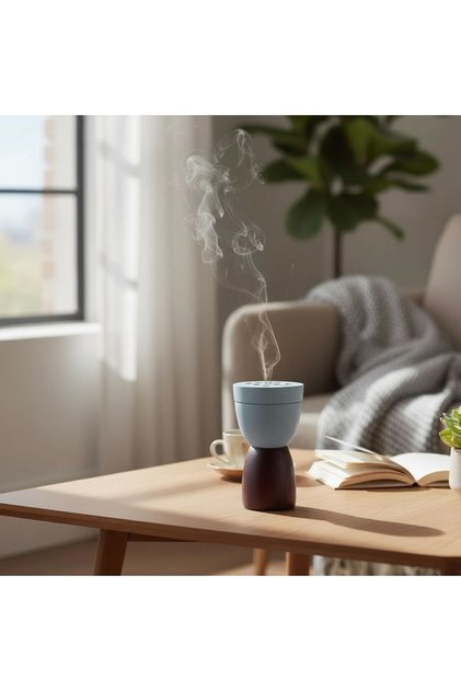 Modern double ceramic incense burner
