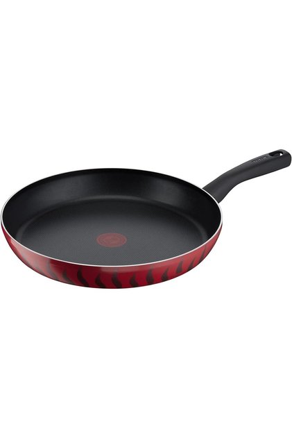 Frypan 32cm | Tempo Flame | Aluminium | Non-Stick | Thermo Signal | Red C3040883