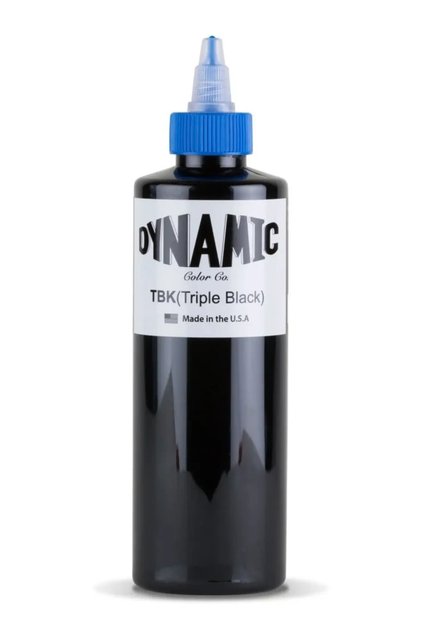Dynamic Triple Black - Ultra Yoğun Siyah Dövme Boyası - 8 oz / 240 ml