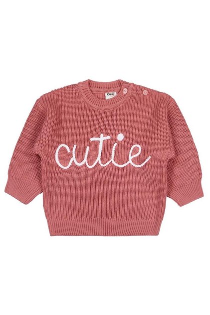 Cutie Embroidered 6-18 Months Sweater - Orange 6-9 Months