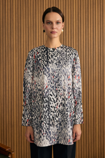 Leopard Patterned Tunic