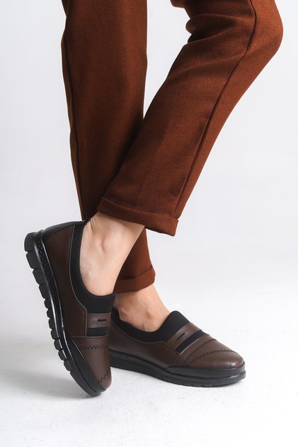 Women's Casual Shoes 001205 Brown