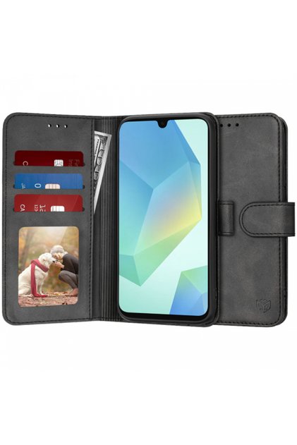 Калъф за Galaxy A16 5G A166 / A16 4G A165, Techsuit, Дневник, Черен