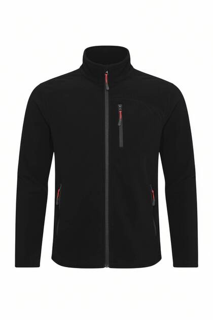 Men's Fleece Standard Full Zip 3 Pocket Men's Fleece Cardigan