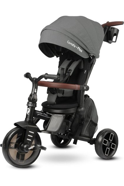 Comfo Max 7-in-1 Convertible Tricycle for Kids (10M-6Y+) - Grey
