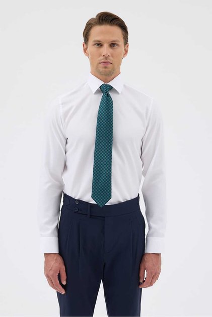 Dobby Classic White Men's Shirt