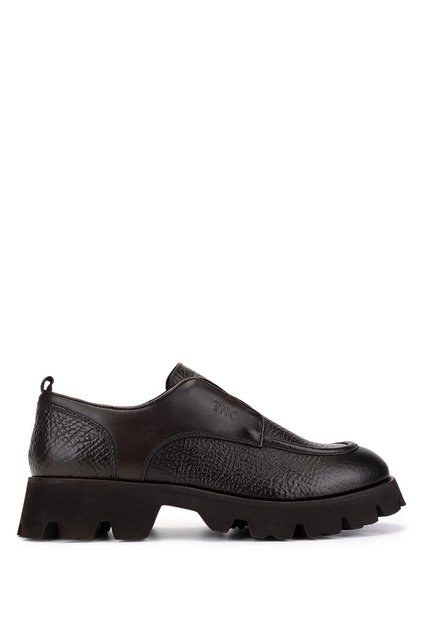 Men's Genuine Leather Brown Casual Shoes