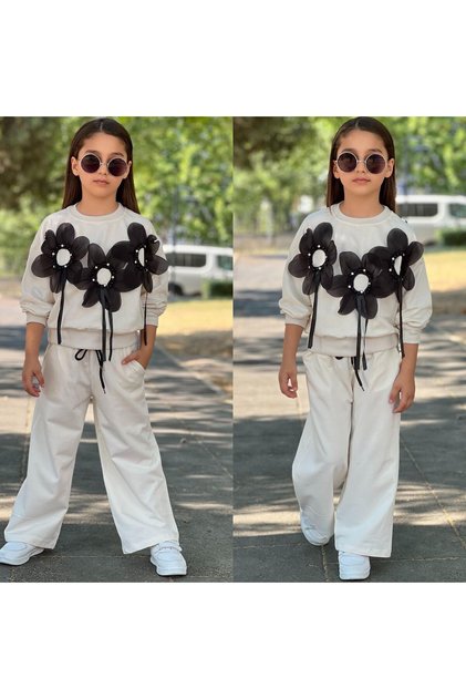 2-Piece Girls' Tracksuit with Imported Accessories